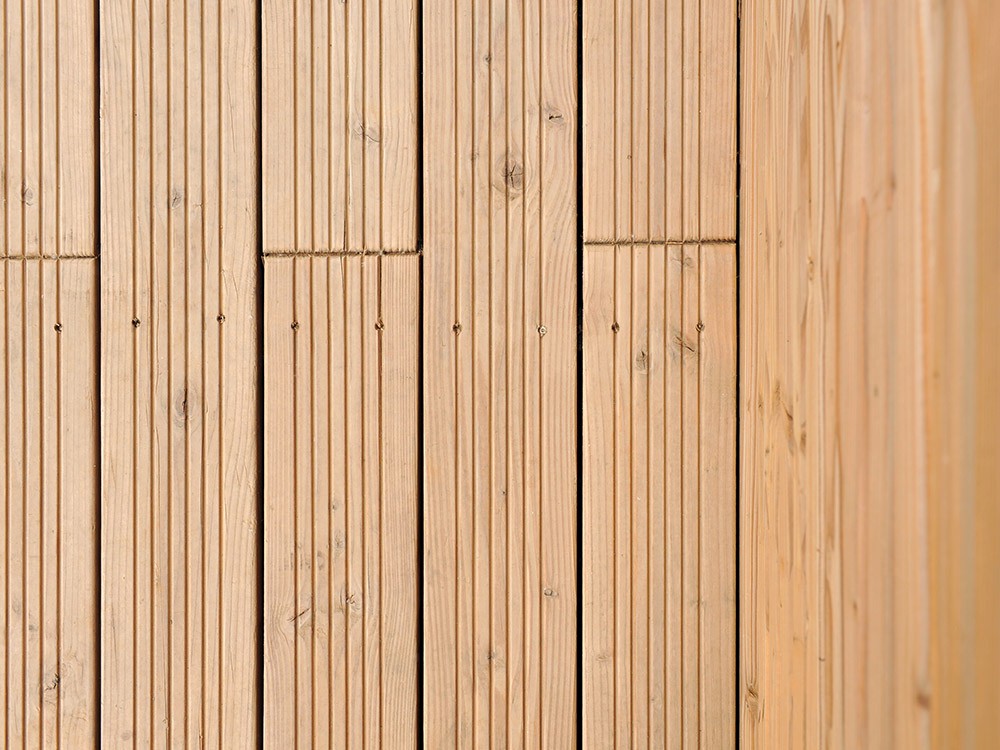 Terrasse bois marron