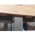 Profilés en aluminium laqués pour poser les stores Closeo Type 2 30-70 pour pergola bois Samana