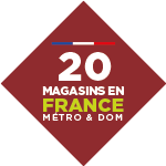 20 magasins en France Métropolitaine et Dom